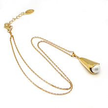 Load image into Gallery viewer, LE LYS PEARL CHAIN NECKLACE
