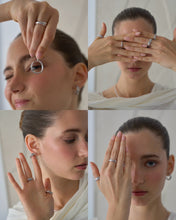 Load image into Gallery viewer, LE LIEN 2 TRIO LINKED PLAIN RING
