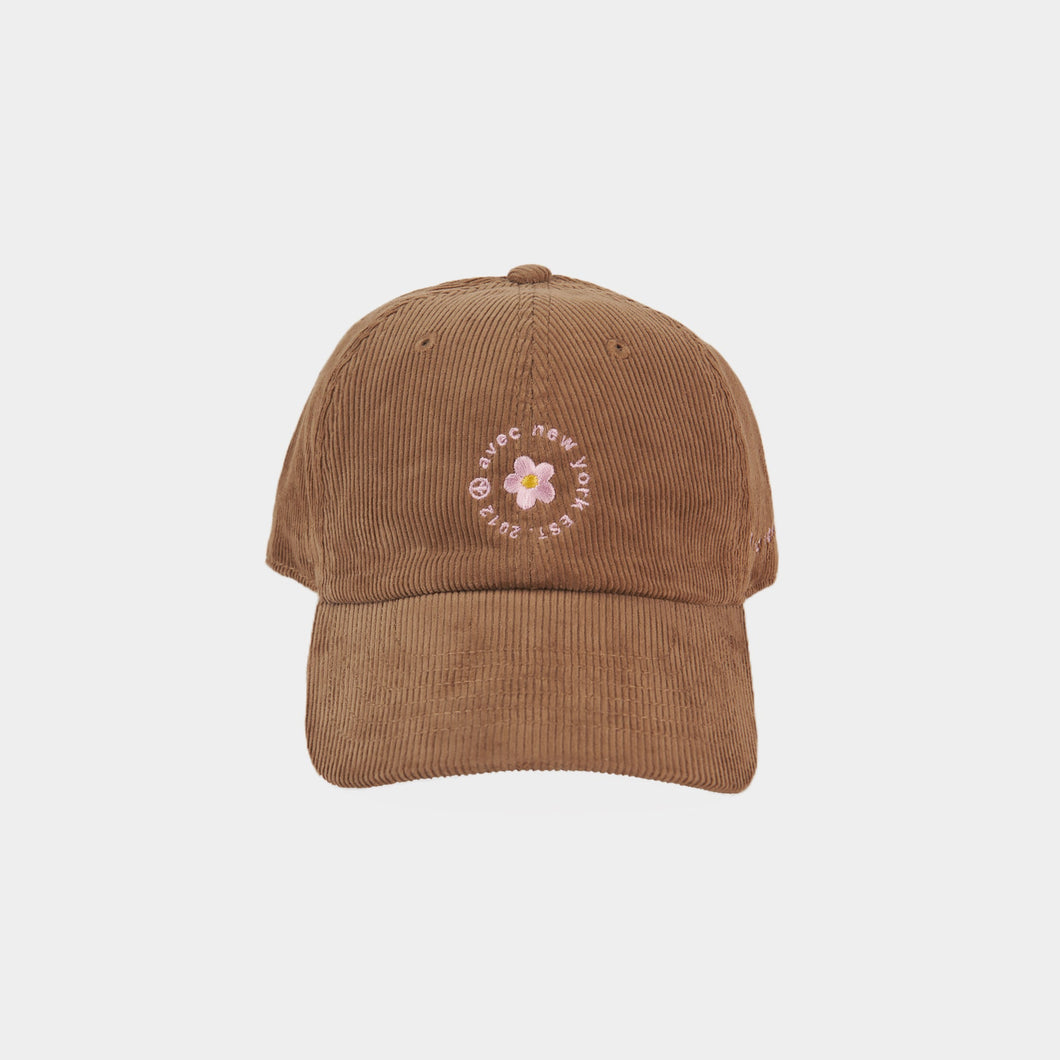 ANY CLUB FLOWER CORDUROY CAP