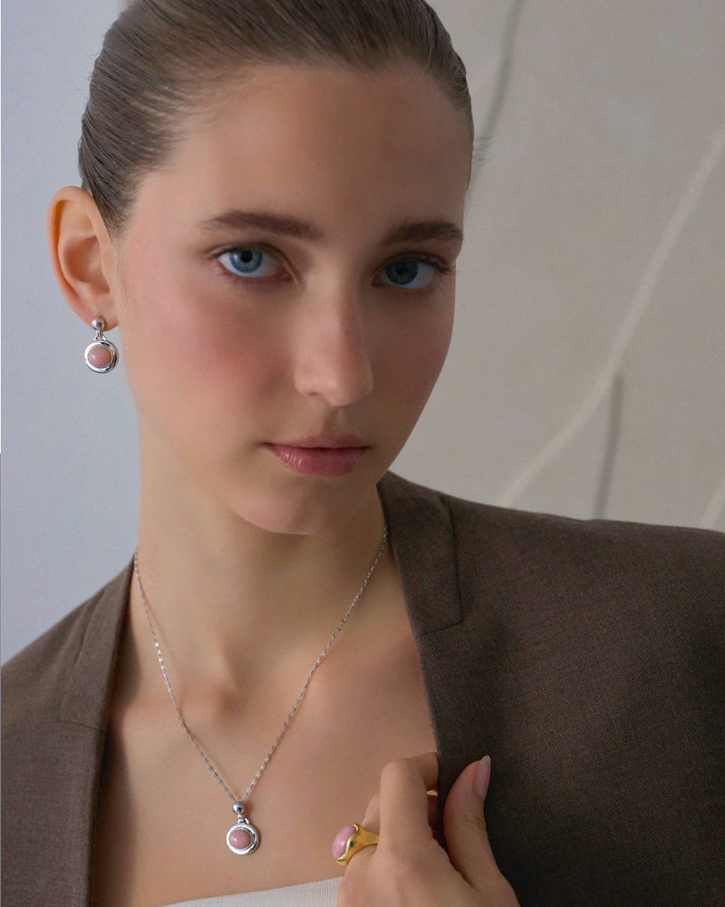GAVINA 2 STONE NECKLACE