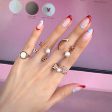 Load image into Gallery viewer, XO PEARL SMILE PLAIN RING
