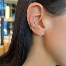 Load image into Gallery viewer, CARMINE SQ PAVED EAR CUFF
