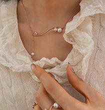 Load image into Gallery viewer, DAWN WAVE PEARL STONE NECKLACE
