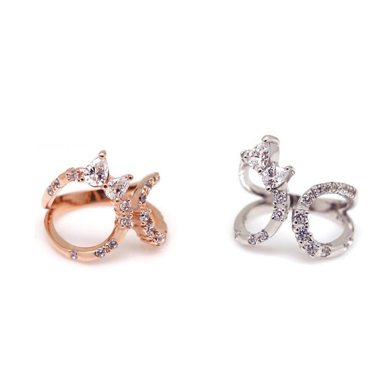 CREED DBL RAINBOW RAINDROP RING
