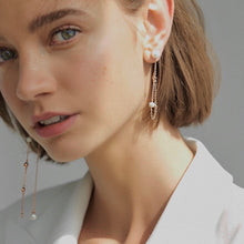 Load image into Gallery viewer, SOPHIA1 FOLDABLE CHAIN EARRING
