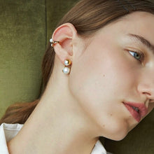 Load image into Gallery viewer, ISA PEARL STONE EAR CUFF
