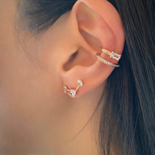 Load image into Gallery viewer, CARMINE SQ PAVED EAR CUFF
