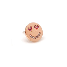 Load image into Gallery viewer, SMILE HEART EYED STUD EARRING
