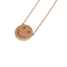 Load image into Gallery viewer, MEDIUM XX SMILE EYED NECKLACE
