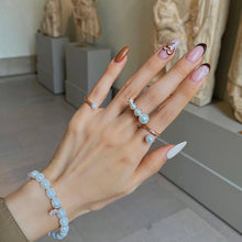 Load image into Gallery viewer, SIA 2 SPIRAL PEARL PAVE RING
