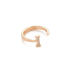 Load image into Gallery viewer, &#39;I&#39; LETTER KNUCKLE OPEN RING
