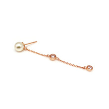 Load image into Gallery viewer, EVA3 PEARL STONE MINI CHAIN EARRING
