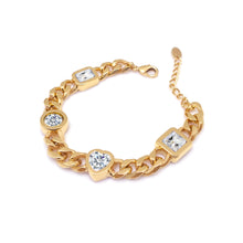 Load image into Gallery viewer, PEPE MULTI STONE CHAIN BRACELET
