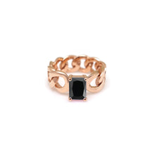 Load image into Gallery viewer, REMI 2 SQ STONE CHAIN RING
