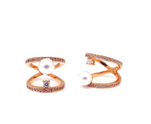 Load image into Gallery viewer, SEREIN 1 PEARL STONE PAVE RING
