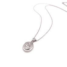 Load image into Gallery viewer, EDGAR OVAL STONE CHAIN NECKLACE
