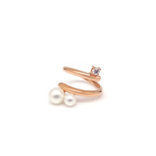 Load image into Gallery viewer, LAFAYETTE DBL PEARL STONE RING
