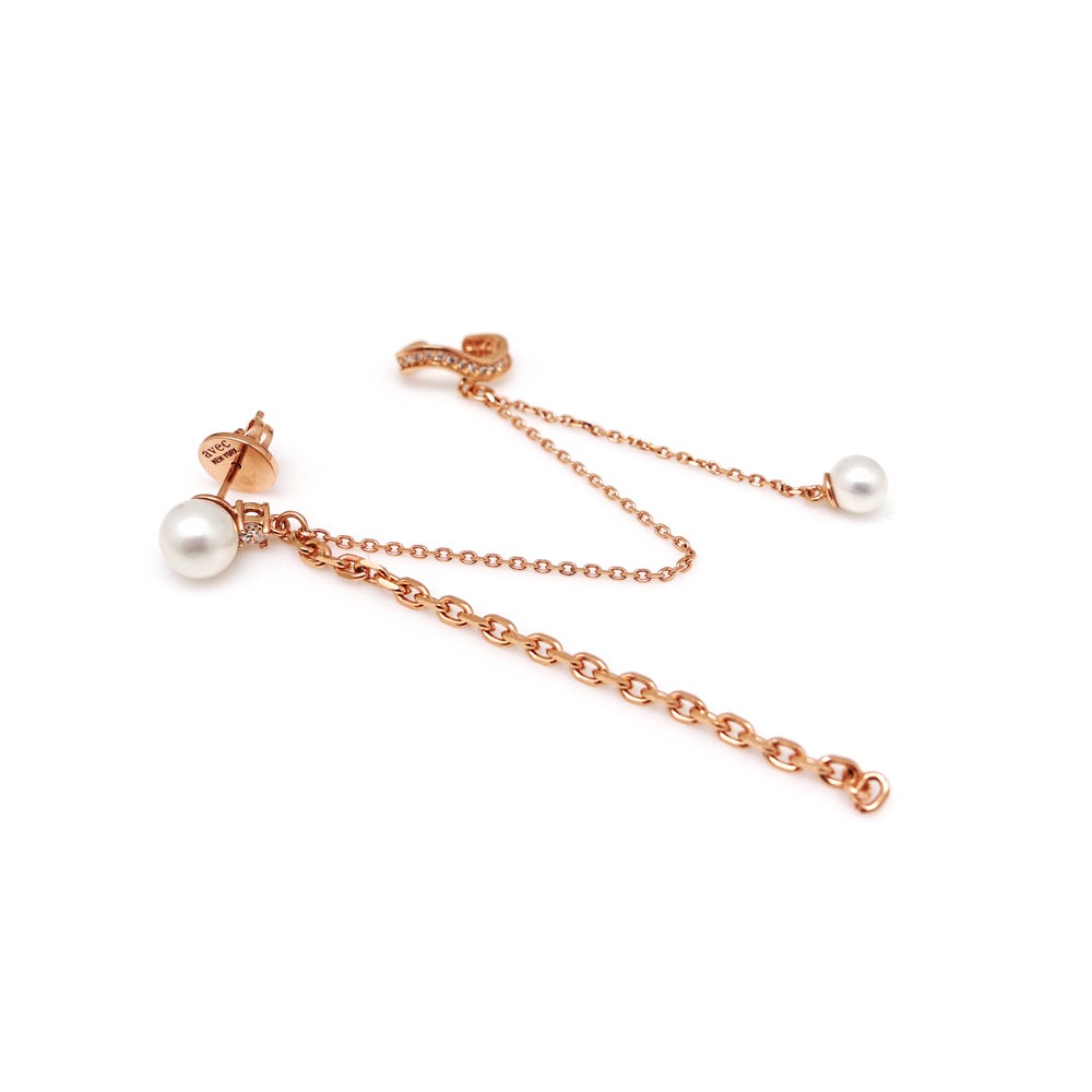LUCIEN MULTI-CHAIN EARRING WITH EAR CUFF