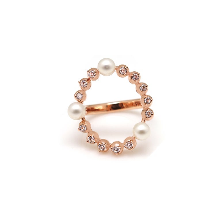 ODILA IRISH CROCHET OVAL RING