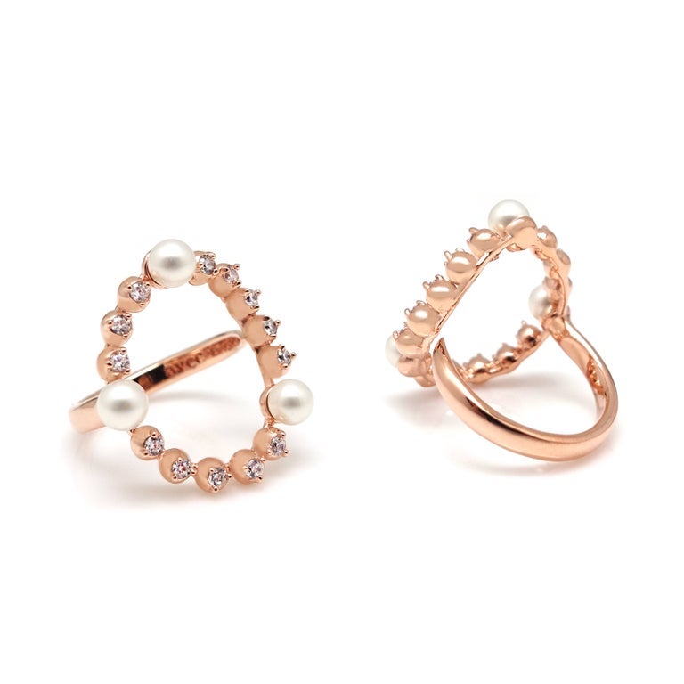 ODILA IRISH CROCHET OVAL RING
