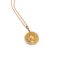 Load image into Gallery viewer, ANCIENT ROMAN STONED COIN NECKLACE
