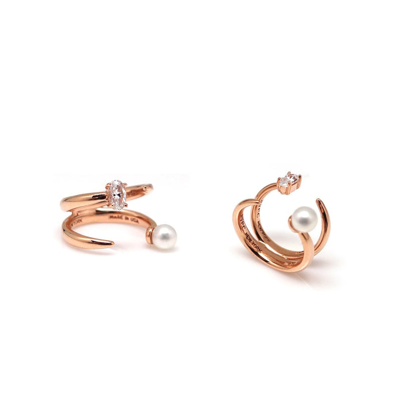 ETOILE2 OVAL DBL KNUCKLE RING