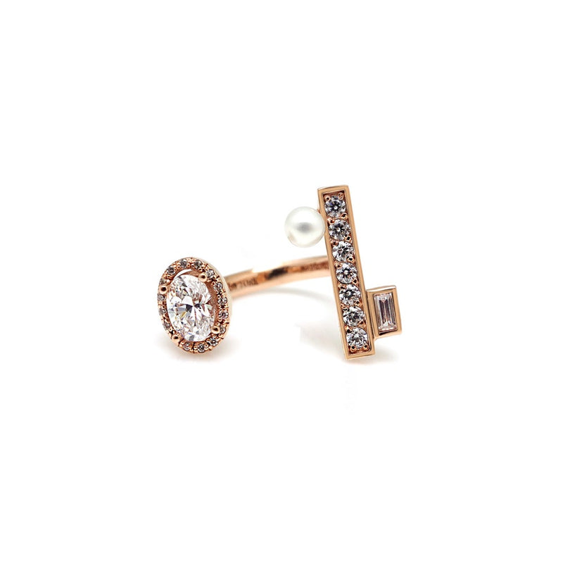 CAMBELL OVAL PAVED BAR RING