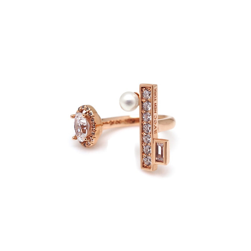 CAMBELL OVAL PAVED BAR RING