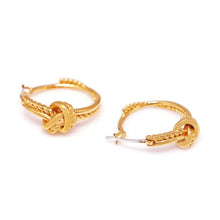 Load image into Gallery viewer, AVERY KNOT HOOP EARRING-Single
