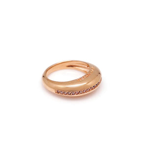 SMALL DONUT PAVED/PLAIN RING