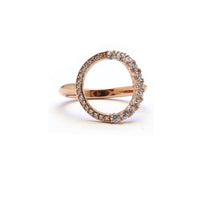 Load image into Gallery viewer, SMALL CIRCLE PAVE NINE RING
