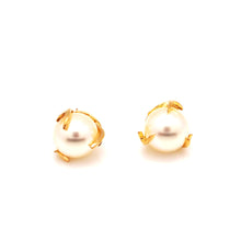 Load image into Gallery viewer, RITA BIG PEARL CLAW EARRINGS

