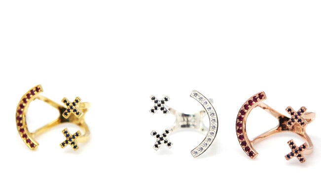 XX SMILE PAVE SETTING RING